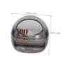 NULYLU Nail Drill Bit Cleaner Brush Case Manicure Brush Box with Clear Protective Cover for Efficient Cleaning of Nail Art Tools Soft Hard Bristles for Mess Use Salons DIY Projects view 2