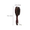 Ipetboom Beard Brush Set 1-Piece Curved Handle Wool Brush for Men for Shaving and Grooming Suitable for Home and Barber Shop Use view 2