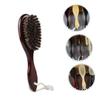 Ipetboom Beard Brush Set 1-Piece Curved Handle Wool Brush for Men for Shaving and Grooming Suitable for Home and Barber Shop Use view 3