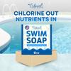 Swimmers Shampoo  Chlorine Removal Body Wash  Natural Face & Body Soap Bar  Removes Chlorine, Salt, Bromine, Hard Water & Sunscreen  Gentle Moisturizing After Swim Care  Made in USA for All Ages view 2