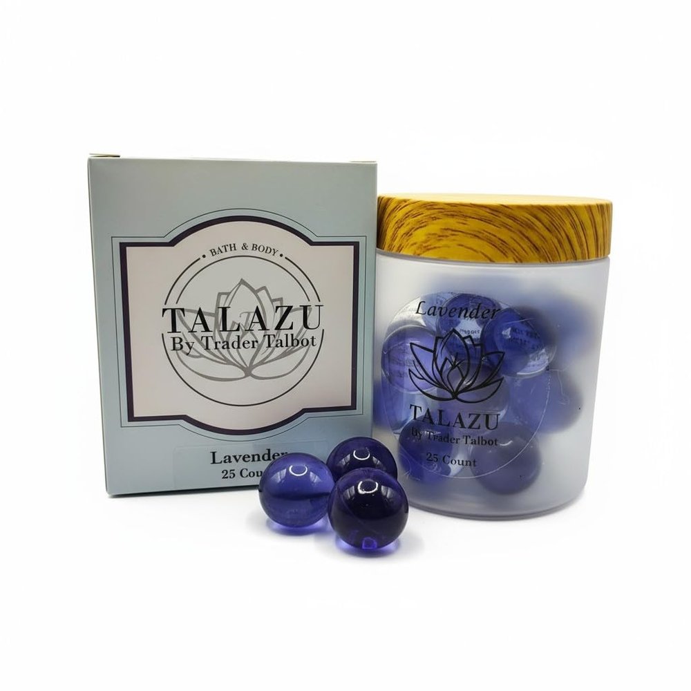 Lavender Aromatherapy Bath Pearly for Smooth, Silky moisturized Skin (25 Count)