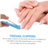 BIUDECO 2pcs Portable Nail Clippers Scissors Magnifying Glass for Home and Pedicure Services view 3