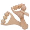 Beavorty 3pcs Wooden Face Roller Massager Portable Skin Care Tool for Neck Face Shoulders Easy Rolling Motion Durable Wood Construction Essential Facial Massage Tools view 3