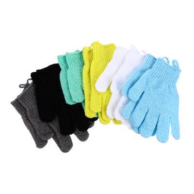 AUTSUPPL 12Pcs Exfoliating Shower Gloves Polyester Bathing Scrubber for Deep Cleansing Body Care Revitalize Skin Promote Circulation Daily Use Gloves