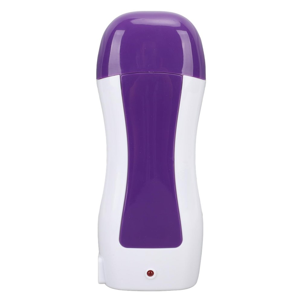 KIMISS 40W Roll On Wax Heater - 100ML Hair Removal Wax Warmer in Purple - Compact and Portable Waxing Kit for Effortless Home and Travel Use (US Plug 110V)
