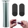 AGFKXO Electric Foot File - Electric Callus Remover for Feet - Rechargeable Electric Foot Callus Remover with 60pcs Sandpaper Discs - Pedicure Tools for Feet Callus Remover,Green view 1