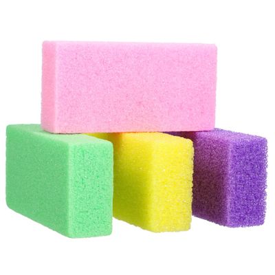 FRCOLOR 12Pcs Pumice Pedicure for Feet Exfoliation Lightweight Remover Tools Bright Colors for Home and Travel Foot Care