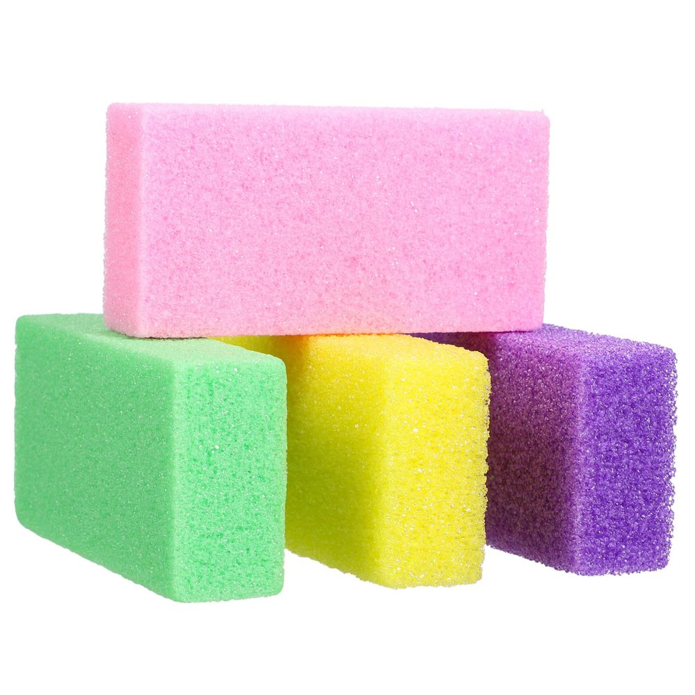 FRCOLOR 12Pcs Pumice Pedicure for Feet Exfoliation Lightweight Remover Tools Bright Colors for Home and Travel Foot Care