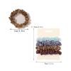 24Pcs Satin Cloth Hair Scrunchies, 2.8Inch Elastic Hair Ties Bulk Scrunchies for Women and Girls, Hair Accessories, Daily Dress Up,Hairstyle Accessories (Pink Blue Gray) view 2