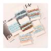 24Pcs Satin Cloth Hair Scrunchies, 2.8Inch Elastic Hair Ties Bulk Scrunchies for Women and Girls, Hair Accessories, Daily Dress Up,Hairstyle Accessories (Pink Blue Gray) view 4