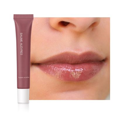 HHLTOH Butter Lip Balm  Ultra-Hydrating Lip Care with Shea Butter & Olive Oil, Soothes Dry Lips with Natural Tint & Gloss Effect,Lip Plumper Moisture & Light Lip Stain Finish #7 Cherry