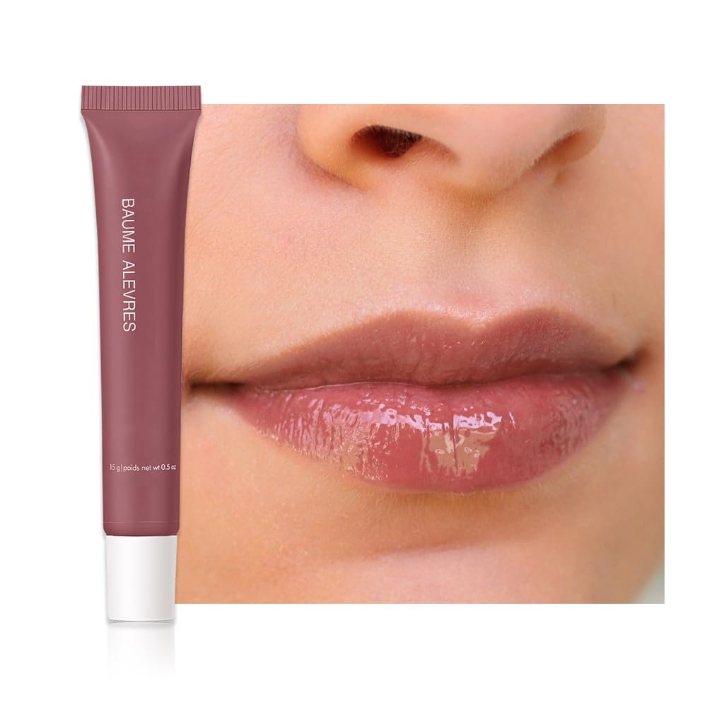 HHLTOH Butter Lip Balm Ultra-Hydrating Lip Care with Shea Butter & Olive Oil, Soothes Dry Lips with Natural Tint & Gloss Effect,Lip Plumper Moisture & Light Lip Stain Finish #7 Cherry