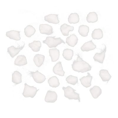 300pcs Pure Cotton Balls for Gel Remover White Cotton