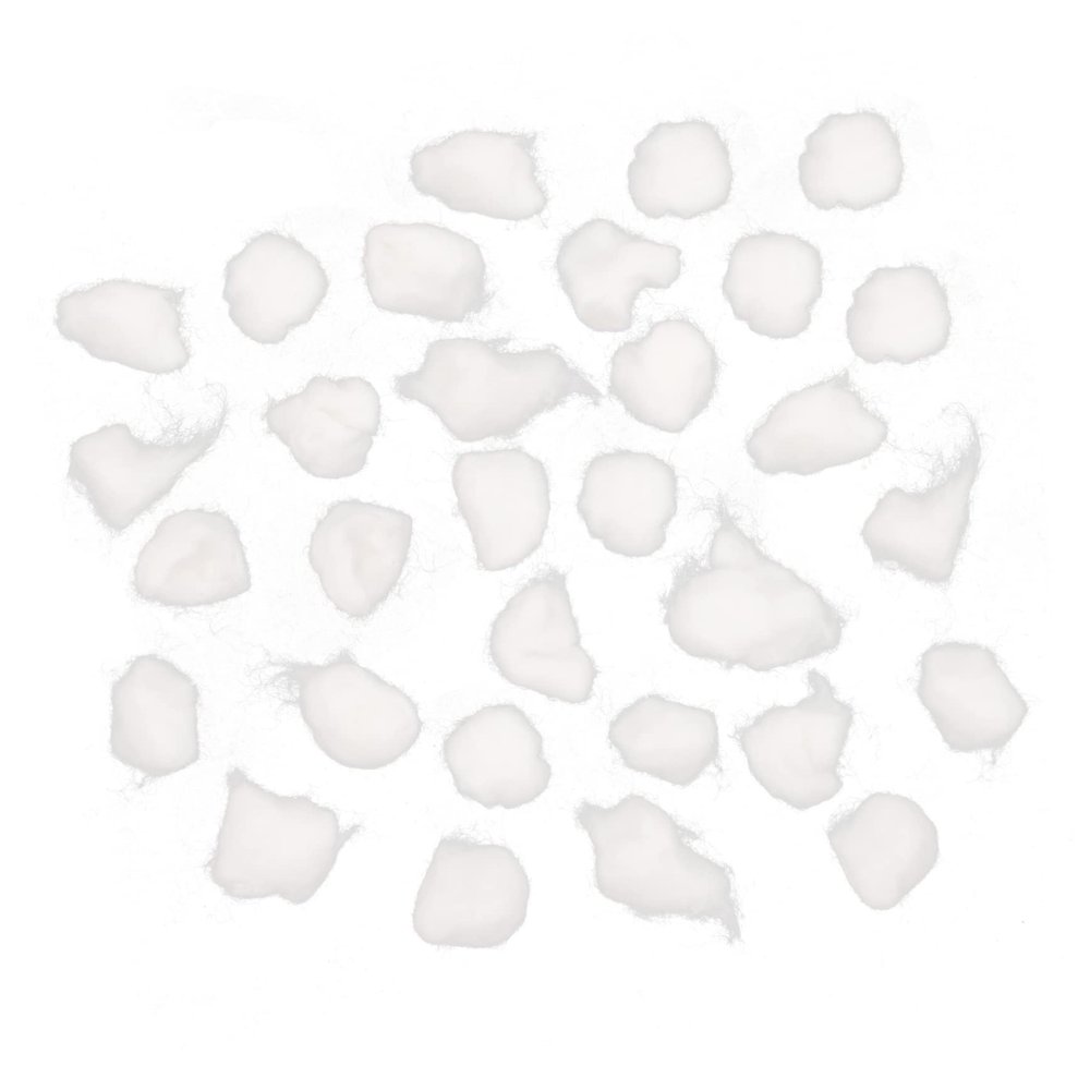 300pcs Pure Cotton Balls for Gel Remover White Cotton