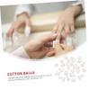 300pcs Pure Cotton Balls for Gel Remover White Cotton view 4