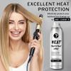 AOAZXBB Hair Heat Protectant Spray 450F Heat Protection Spray with Jojoba Seed Oil, Smooth, Hydration, Frizz Control Thermal Protector for All Hair Types, 7.61 Fl.oz view 2