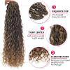 8Packs Goddess Locs Crochet Hair 22Inch Crochet Locs,Boho Faux Locs With Curly Ends River Hippie Locs Bohemian Locs Crochet Hair for Black Women(1B/27, 22inch(Pack of 8)) view 2