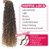 8Packs Goddess Locs Crochet Hair 22Inch Crochet Locs,Boho Faux Locs With Curly Ends River Hippie Locs Bohemian Locs Crochet Hair for Black Women(1B/27, 22inch(Pack of 8)) view 3