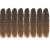 8Packs Goddess Locs Crochet Hair 22Inch Crochet Locs,Boho Faux Locs With Curly Ends River Hippie Locs Bohemian Locs Crochet Hair for Black Women(1B/27, 22inch(Pack of 8)) view 4