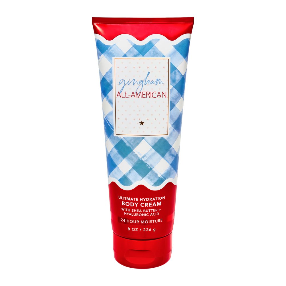Bath and Body Gingham All-American Ultimate Hydration Body Cream - 8 Oz
