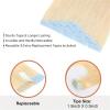 Twigoal Hair Extensions 20Pcs 50g Real Human Hair Invisible Remy Hair Extensions Tape ins for Women613#-16inch view 2