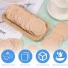 lasuroa 60 Pcs Plum Blossom Castor Oil Pack Wrap for Belly Button, Self-Adhesive Disposable Spunlace Cloth Castor Oil Belly Button Patch with Cotton, Oils Not Included (Skin Color) view 4