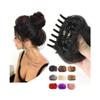 Hair Bun Synthetic Curly Hair Bun Extensions Mini Claw Clip Messy Cat Ears Hair Chignons Hairpieces Scrunchies(103) view 1