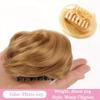 Hair Bun Synthetic Curly Hair Bun Extensions Mini Claw Clip Messy Cat Ears Hair Chignons Hairpieces Scrunchies(103) view 2