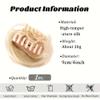 Hair Bun Synthetic Curly Hair Bun Extensions Mini Claw Clip Messy Cat Ears Hair Chignons Hairpieces Scrunchies(103) view 4