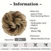 Hair Bun Messy Bun Hair Piece Wavy Curly Scrunchies with Elastic Band Fluffy Chignon Ponytail Hairpieces Scrunchies(107) view 4