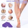 200 Pcs Pumice Stone Bulk for Feet Scrubber,Dead Skin Disposable Foot Pumice Foot Callus Remover Pedicure Tools Purple Pumice Sponge Nail Salon Home Use view 4