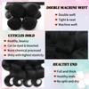 KAITHLYPO 12A Human Hair Bundles 100% Unprocessed Brazilian Virgin Hair 20 22 24 26 Inch Body Wave Bundles Quick Weave 4 Bundle Human Hair Extensions Real Human Hair for Women view 2