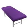 DjxAzthuria Stretch Striped Massage Table Bed Fitted Sheet Elastic Full Cover Rubber Band Massage Cosmetic SPA Bed Cover with Face Hole for Spa, Beauty Salon(Purple,180x60cm) view 1