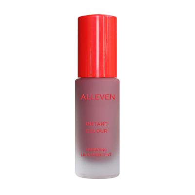 Alleven Instant Colour  Lip and Cheek Tint, Hydrating Blendable Formula with Bioactive Ingredients, Long-Lasting Luminous Finish, Just-Bitten Color and Radiant Skin-Loving Makeup, Cherry