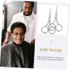 OUNONA 2Pcs Stainless Steel Eyebrow Nose Hair Scissors Round Head Grooming Scissors for Women Practical Trimming Tool for Eyebrows Nose Hair and Facial Hair Care view 3
