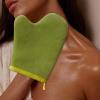 2pc Self-Tanning Application Mitt, Double-Sided Applicator Glove, Elastic Wrist Tan Mitt Applicator, Evenly Applies Self Tanner Prevents Stained Hands, Washable + Reusable For Body Apply Face view 3