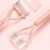 Eyelash Separator Stainless Steel Naked Pink Long Handle Eyelash Comb Eyelash Definer Mascara Brush Eyelash Brush Separator Mascara Comb Applicator With Cover (1PC) view 2