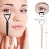 Eyelash Separator Stainless Steel Naked Pink Long Handle Eyelash Comb Eyelash Definer Mascara Brush Eyelash Brush Separator Mascara Comb Applicator With Cover (1PC) view 3