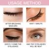 Eyelash Separator Stainless Steel Naked Pink Long Handle Eyelash Comb Eyelash Definer Mascara Brush Eyelash Brush Separator Mascara Comb Applicator With Cover (1PC) view 4