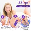 200 Pcs Purple Pumice Stone for Feet Disposable Foot Pumice Stone Bulk for Feet Callus Remover Purple Foot Scrubber Dead Skin Pedicure Scrubber Exfoliator Sponge for Bath, Spa, 3.54 x 1.77 x 0.47 Inch view 4