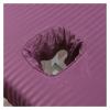 DjxAzthuria Stretch Striped Massage Table Bed Fitted Sheet Elastic Full Cover Rubber Band Massage Cosmetic SPA Bed Cover with Face Hole for Spa, Beauty Salon(Pink,190x80cm) view 3