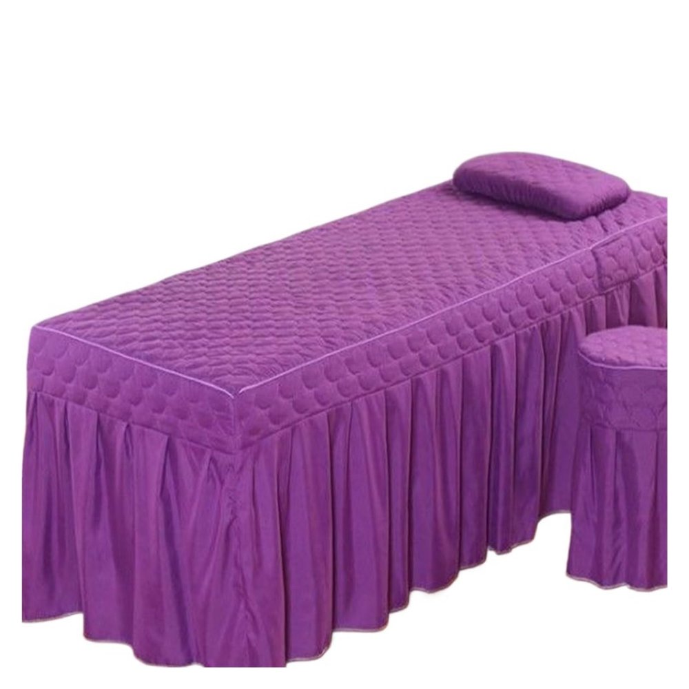 DjxAzthuria Beauty Bed Cover Massage Massage Bed Sheet Cover Foot Bath Bed Cover for Spa, Beauty Salon(Color5,185x70cm)