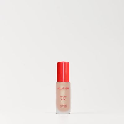 ALLEVEN Instant Glow Hydrating Highlighter  Lightweight Liquid Illuminator Buildable Pearl Glow, Moisture Complex for Radiant Skin, Blendable Shimmer for All Skin Tones (Instant Pearl)