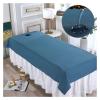Bed Sheet Beauty Salon Massage Special Breathable Perforated Flat Bed Sheets for Spa Clubs for Spa, Beauty Salon(Grey,200X118cm with Hole) view 2