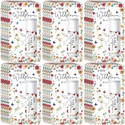 30 Pack a Little Wildflower Baby Shower Games Prizes Gifts Bulk Wildflower Lip Balms Favors for Winners Boys Girls Gender Reveal Favors Decorations Halloween Baby Shower Thanksgiving Gift Bags Stuffer