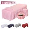 Beauty Salon Bed Sheet Salon Thick Quilting Mattress Brief Beauty Bed Skirt Bedspread with Face Hole Body Massage SPA Bed Cover for Spa, Beauty Salon(1,185cm x 70cm) view 3