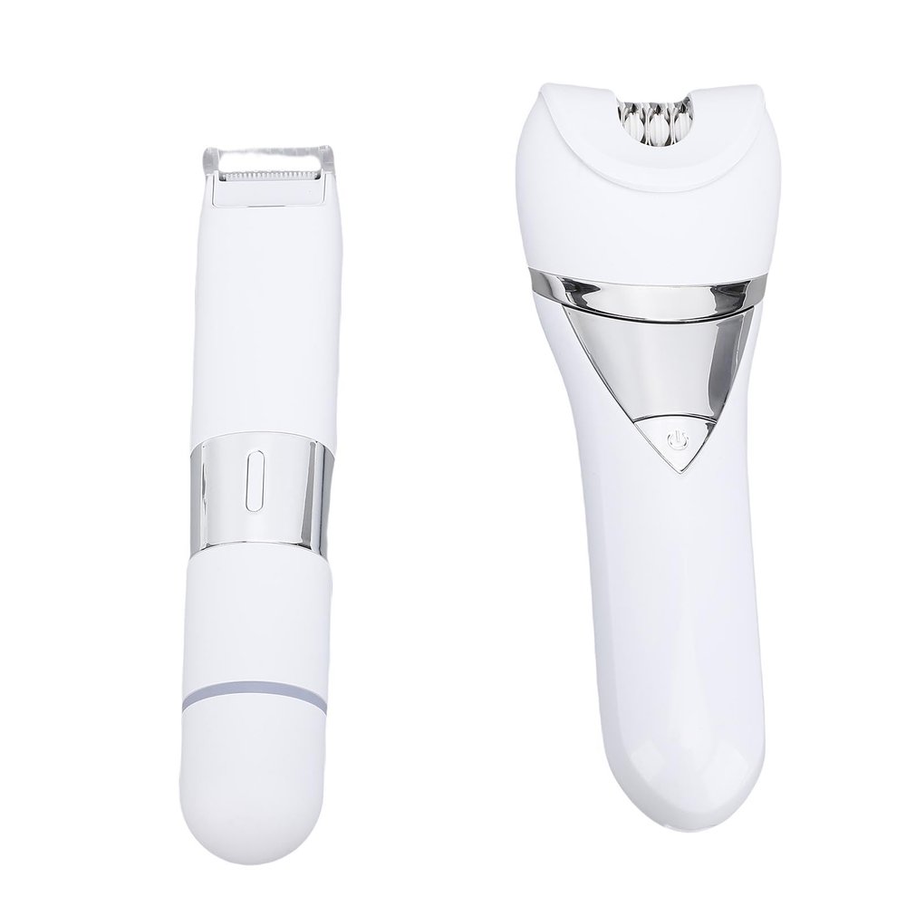 Masyrt Women Body Hair Groomer, Electric Hair Trimmer USB Rechargeable Foot Grinder Head Ergonomic Design Cutting Full Body Wash, Compact Lightweight for Travel, IPX6 Washable