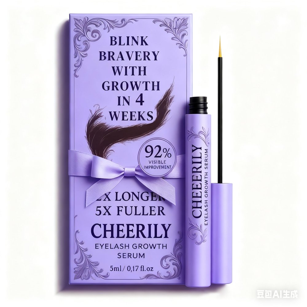 Lash Serum for Eyelash Growth - Premium Eyelash Growth Serum Advanced Eye Lash Serums for Longer, Fuller, Thicker Lashes with Natural & Vegan Formula for Sensitive Eye - purple
