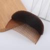 2Pcs Brown Women Soft Sponge Foam Hair, Clip Hair Comb Braid Tool Styling Accessories, Base Inserts Bump Up Hair Pads Styling Stick Bun Maker Braid Tool Barrettes, Bun and Crown Shapers view 3
