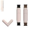 2025 New Foldable Eyeliner Stamp Kit: Waterproof & Smudge-Proof Winged Eyeliner Tool with Silicone Stencil, Beginner-Friendly Gel Pencil Set for Perfect Cat EyesBlack+brown view 1